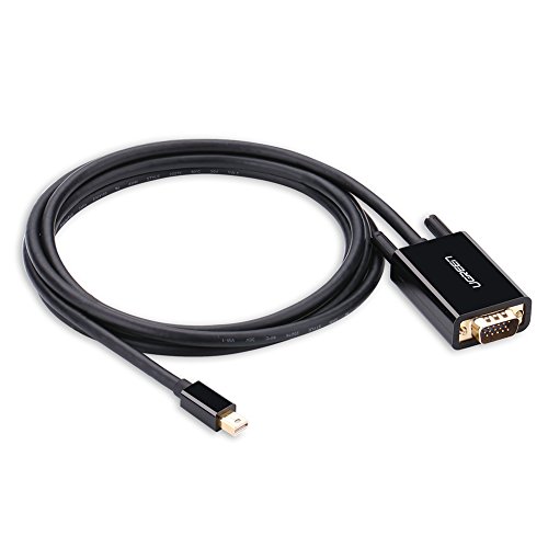 Mini DisplayPort auf VGA UGREEN 3m Mini DP zu VGA Stecker Adapterkabel für Apple Macbook, Macbook Pro, iMac, Macbook Air, Mac Mini und Lenovol Thinkpad Schwarz - 7