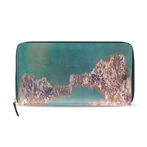 Preisvergleich Produktbild Geheime Seepferdchen Unterwasser lange Pass Kupplung Geldbörsen Reißverschluss Brieftasche Fall Handtasche Geld Veranstalter Tasche Kreditkarteninhaber für Dame Frauen Mädchen Männer Reisen Geschenk