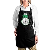 La Rana Come sandía personalizado Durable perfecta cocción asar delantal o Hornear Delantal...