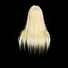 Anself Cosmetology Training Head Model Face Makeup Long Hair False Eyelash Extension Makeup Practice