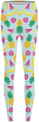 Fsanly Retro Leggings Tribe Stretch Pants Flowers Legging Legging 3D Long Legings Women Casual Stretchy Leggings 06 One Size