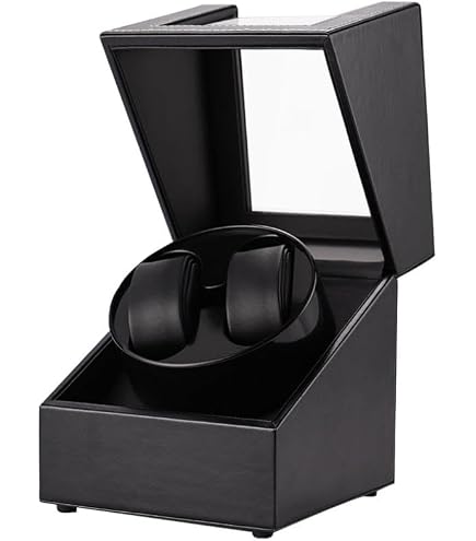 Remontoir Montre Automatique Mcbazel - Boîtier Cuir PU Moteur Silencieux 789668