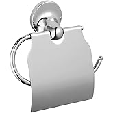 VitrA Marin A44945 Kapaklı Tuvalet Kağıtlığı, 10 x 10 x 10 cm; 360 gram, Krom