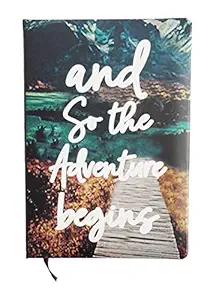 AccuPrints Motivational Hard Bound Non Dated Diary (5.5 X 8.5 Inches, 80 GSM, 192 Ruled Perforated Pages) Birthday Gift, Office Diary, A5 Diary