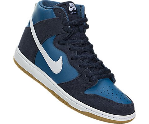 Nike Mens Sb Zoom Dunk High Pro Obsidian White Industrial