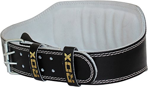 RDX 6” Gewichthebergürtel Rindsleder Bodybuilding Crossfit Fitness Trainingsgürtel Powerlifting Gym Krafttraining weightlifting Belt - 4