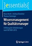 Image de Wissensmanagement für Qualitätsmanager (essentials)