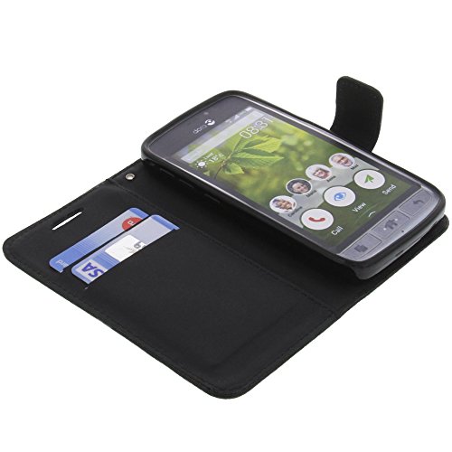 Tasche fÃ¼r Doro 8031 Book Style schwarz Schutz HÃ¼lle Buch