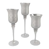 - Größe Kerzenhalter: ca. Ø11x27,5/33/38cm