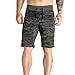 Produktbild Herren Sommer Short,Pottoa Männer Sommersport Shorts,Reißverschluss Tasche Casual Elastische Camo Harem Training Jogger Sport Kurze Hosen (Armeegrün, M)
