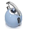 Swan SK34020BLN Retro Dome Kettle, 1.7 Litre, Duck Egg Blue