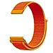 Produktbild Muium Für Huami Amazfit Bip Youth Watch,HR Armband Nylon Casual Sport Uhrenarmband Handgelenk Ersatzband Zubehör Kompatibel für Fitbit Inspire HR Uhr Schwarz (Kein Aktivitäts Tracker) (Orange)