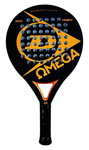 Dunlop OMEGA - Pala de pádel 38mm, 2017, nivel iniciación, color naranja