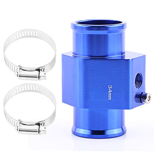 VGEBY Sonde Température De L'eau Tuyau Jauge Radiateur Durite Capteur Adapteur Tube Accord Bleu 26-40MM ( Taille : 34MM )
