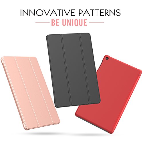 MoKo Hülle für Fire HD 2016 8 Zoll – Ultra Slim Lightweight Schutzhülle Smart Cover mit Auto Schlaf / Wach Funktion und Standfunktion für Fire HD Tablet (Vorherige 6. Generation – 2016), Orange - 9