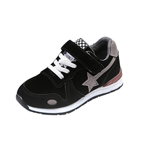 Preisvergleich Produktbild Kinderschuhe Honestyi Baby Schuhe für Jungen Mädchen Mesh Schuhe Sneakers Lässige Schuhe Turnschuhe Lauflernschuhe Sportschuhe (Schwarz, 11UK)