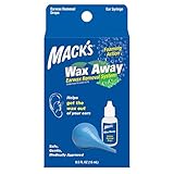 Tropfen loesen Ihr Ohrenschmalz, macht es weich