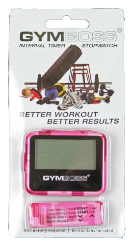 Gymboss Intervallzeitgeber Und Stoppuhr PINK TARNFARBEN / PINK HOCHGLANZ - 5
