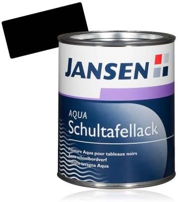 Jansen Aqua Blackboard Paint Black Matt 750 ml