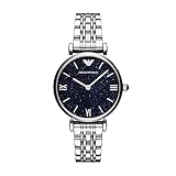 Emporio Armani Damen Analog Quarz Uhr mit Edelstahl Armband AR11091