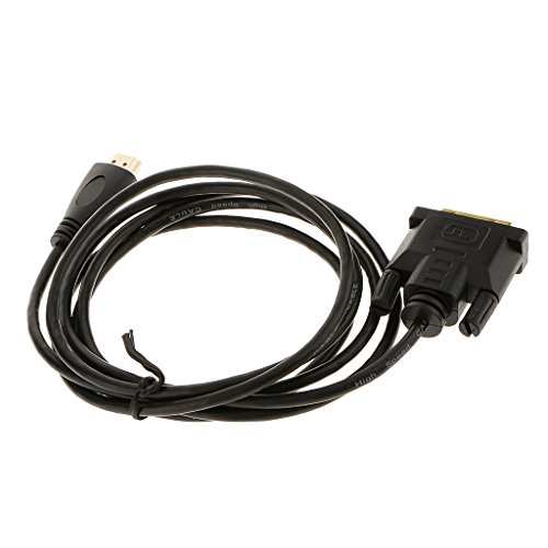Generic HDMI auf DVI Kabel FULL HD Auflösung 1080P – 3D für HDTV – vergoldete Kontakte,Kabellängen Auswählbar – 1.8M - 3