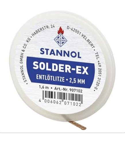 Treccia Dissaldante 1.90mm - 30 Metri | Per Rimuovere Stagno E Riparazioni Elettroniche - Foto 6