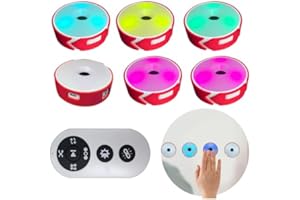 LUOLETY Luci per allenamento di reazione, 4 modalità, kit di allenamento per agilità sportiva, con ricarica USB, luci per allenamento di reazione sportiva, velocità per atleti, allenatori, allenatori fitness