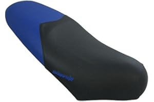 ‎PGONA Sitzbezug Fahrer ODF schwarz/blau für Piaggio NRG mc², mc³