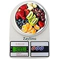 Cisily® Milton Digital Kitchen Food Weighing Scale For Healthy Living, Home Baking, Cooking, Fitness & Balanced Diet. | 1 Year Warranty | 10Kg x 1gms with Color May vary (WHITE)