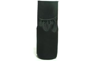 notlok Safety Work - Borsa per estintore da 1kg con Fissaggio a Strappo – Supporto estintore per Auto, Veicoli, Camper & Caravan, Nero