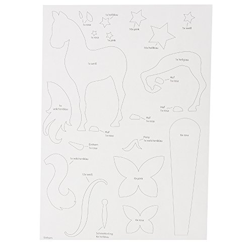Goldbuch, Schultüten-Bastelset, 3D-Wellpappe, 70 cm, Inkl. 2 Krepp-Rollen + 1 Chenilledraht, Einhorn, 97706 - 4