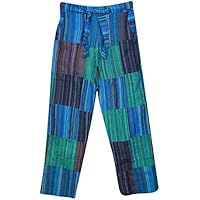 Women's Casual Pant Blue Gypsy Chic Yoga Cotton Trouser