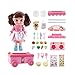 Produktbild LouiseEvel215 T1002B T1003B T1004B Simulation Küche Kinderspielhaus Spielzeug Pretend Cooking Familienspiel Kinder
