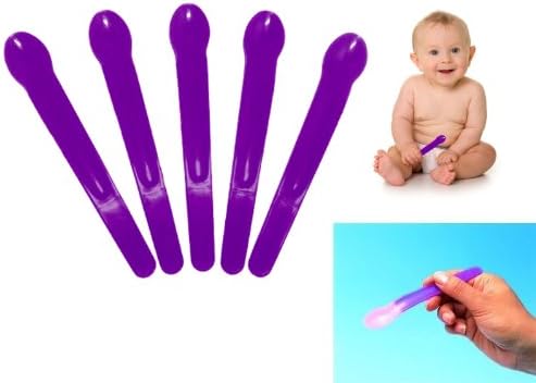 Set of 5 Heat Sensitive Baby Safety Spoons, Colour Changing, Changes Colour When Food is Too Hot, Ideal for Weaning and Feeding, Great for Baby Boys and Girls. 4M+