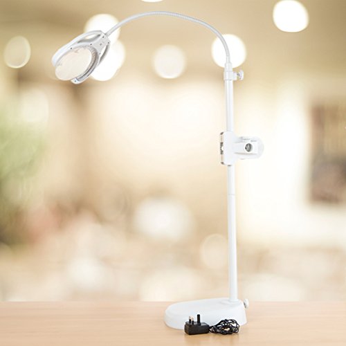 PURElite TriSpectrum ThreeinOne Magnifying Lamp with Multi Light