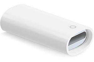 ACOCOBUY Adaptateur de Charge pour Apple Pencil Adaptateur de Charge pour iPad Pencil Compatible avec Apple Pencil 1st Gen Connecteur de Charge Femelle à Femelle pour iPad Pro 12.9 1st 2nd Gen (Blanc)