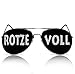 Produktbild Rotze Voll Malle Fasching Sonnenbrille Party Spass Mallebrille Nerd Mallorcabrille Porno Atzenbrille Partygag Funbrille Fasching Karneval Rotze Voll (PILOT)