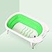 Produktbild l Folding Badewanne Kunststoff Baby Badewanne Kind Badewanne (82 * 49 * 23 cm) (Farbe : Grün, größe : A)