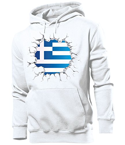FUSSBALL – FANARTIKEL – Griechenland 5710 Herren Hoodie (HKP) Gr. XL