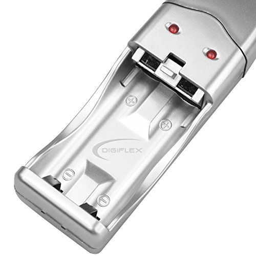 TRIXES Cargador USB para Pilas Recargables Ni-MH AA AAA