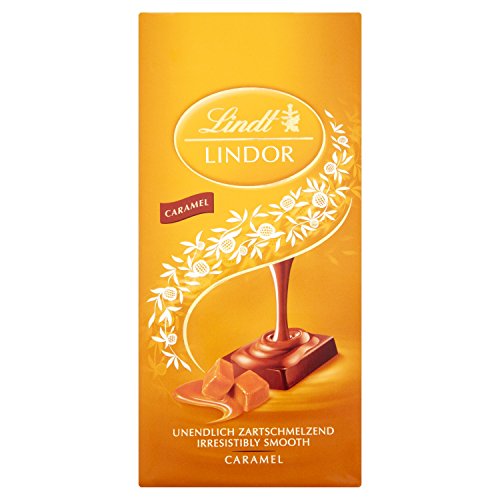 Preisvergleich Produktbild Lindt Lindor Caramel Bar 100 g (Pack of 10)