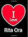Produktbild I Love Rita Ora: Large Black Notebook/Journal for Writing 100 Pages, Rita Ora Gift for Girls, Boys, Women and Men