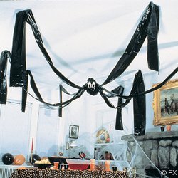 GIANT HALLOWEEN HANGING SPIDER - 20 FEET WIDE! by Fun Express by Fun Express