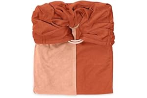 Petite écharpe de portage sans nœud Nude et caramel - Love Radius