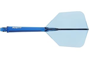 CUESOUL ROST 77 Tastro e Volo del dardo Integrato, Forma di Grande Ala, Set di 3 (Serie di Colori Chiari)