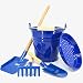 Produktbild Holzwaren Egermann Sandspielzeug 5er Set für Kinder (blau)