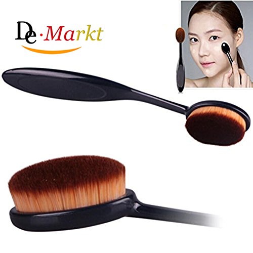 Demarkt Kosmetik Make-up Gesicht Seitig Powder Rouge-zahnbürste Pinsel Grundierung Werkzeug Bürste