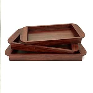 starbucks wooden tray