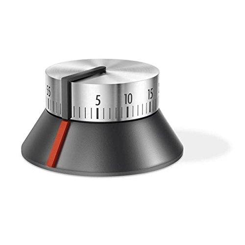 ZACK 20577 Conte Kurzzeitwecker, Edelstahl matt