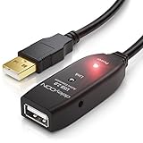Conecte los periféricos USB en una longitud máxima de 20 m // Con el cable de extensión USB 2.0, amplificador de señal, cable repetidor, cable de refuerzo de señal de deleyCON no tendrá ese problema
